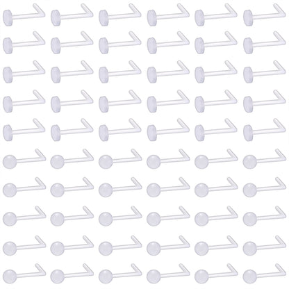 60-Pcs-Set-Clear-Bioflex-Nose-Rings-Piercing-L-Shaped-Nose-Studs-Economic-Set