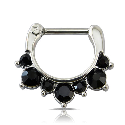 16G-Septum-Piercing-Helix-Tragus-Conch-Earrings-Black-Zirconia-Silver