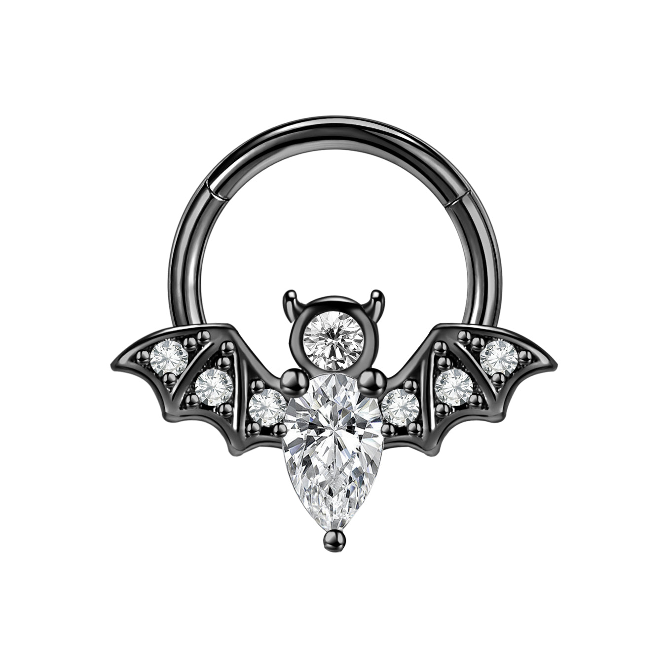 16g-punk-bat-nose-septum-ring-3-colors-clicker-stainless-steel-helix-cartilage-piercing