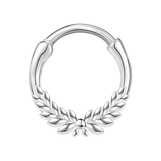 16g-leaf-septum-clicker-nose-ring-simple-cartilage-helix-piercing