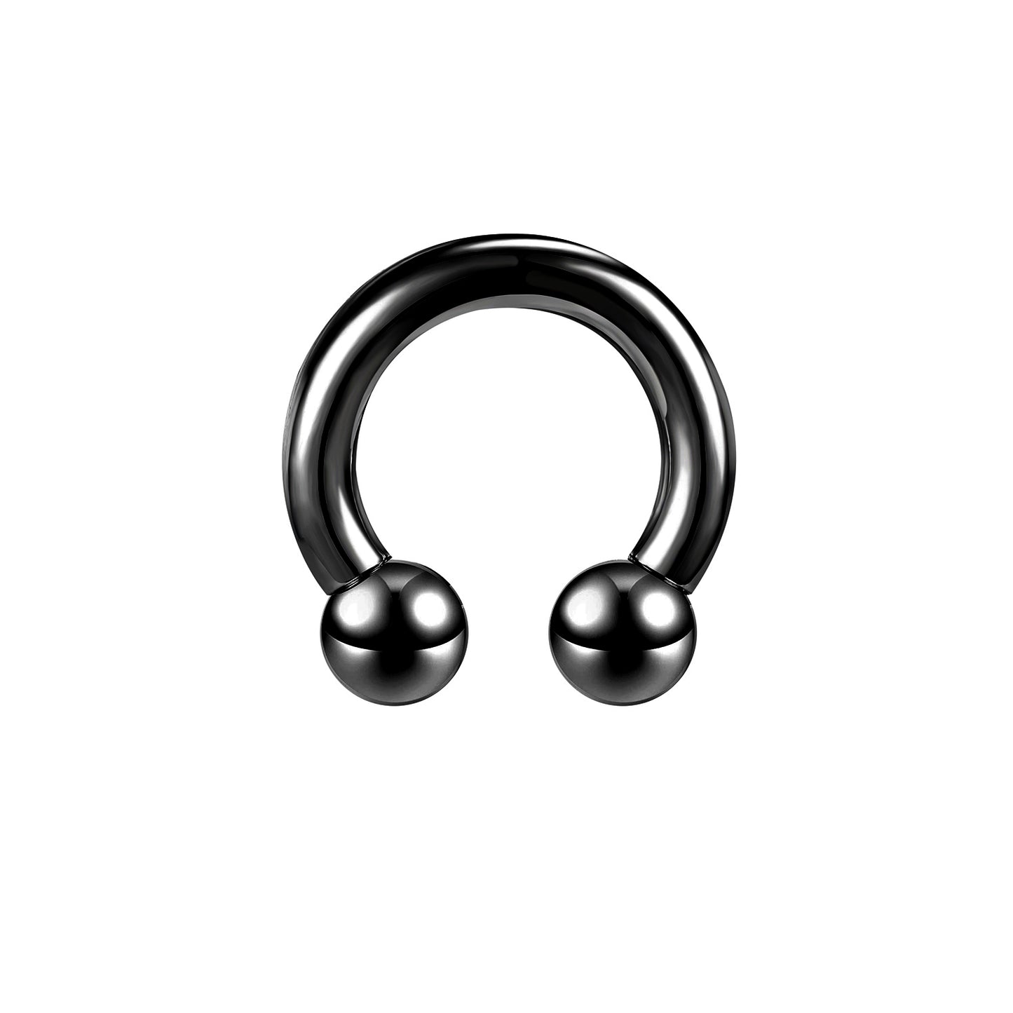 Large Size Nose Septum Rings Horseshoe Ring Piercing Stainless Steel Ear Piercing Plug Tunnel