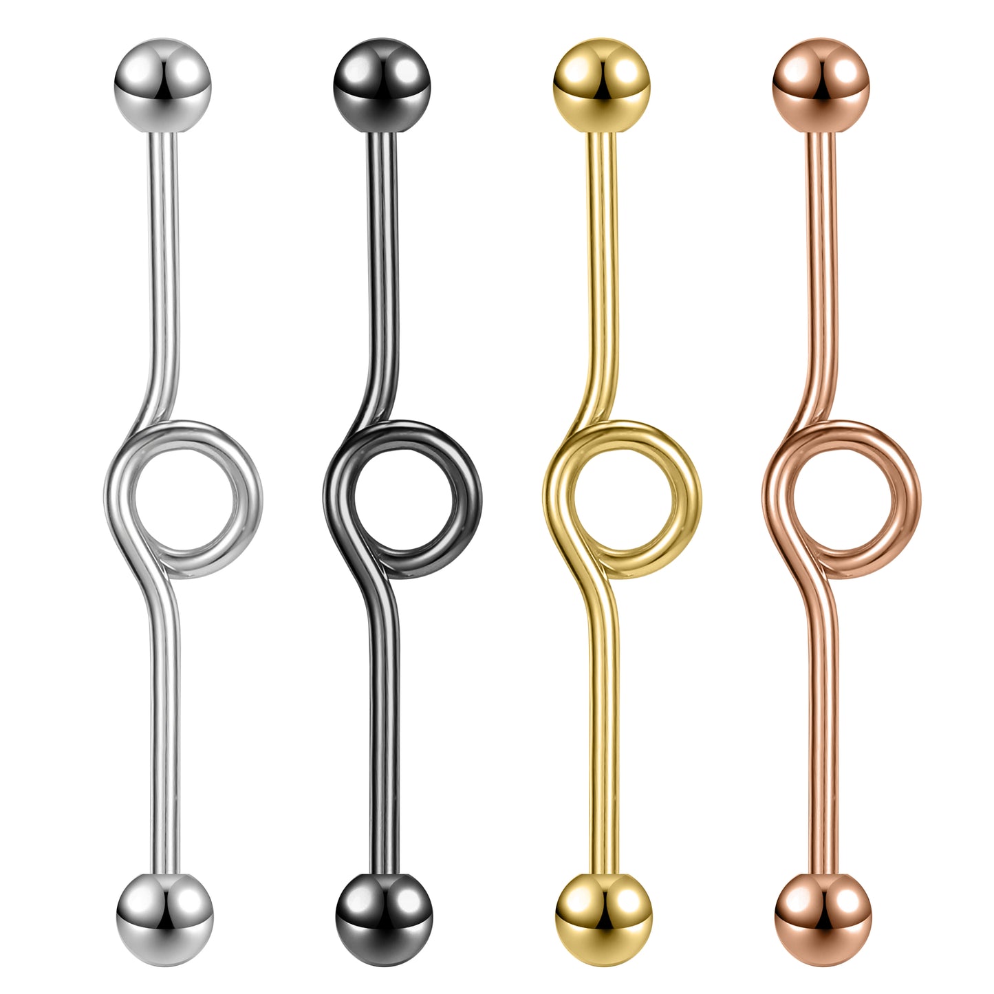 barbell earrings