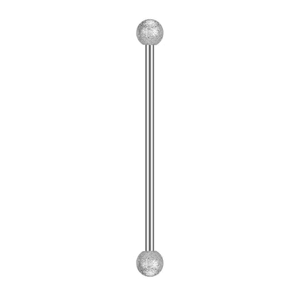 14g-simple-industrial-barbell-earring-frosted-ball-ear-helix-piercing