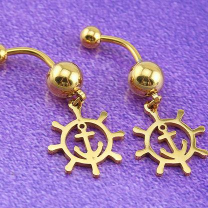 dangle belly button rings