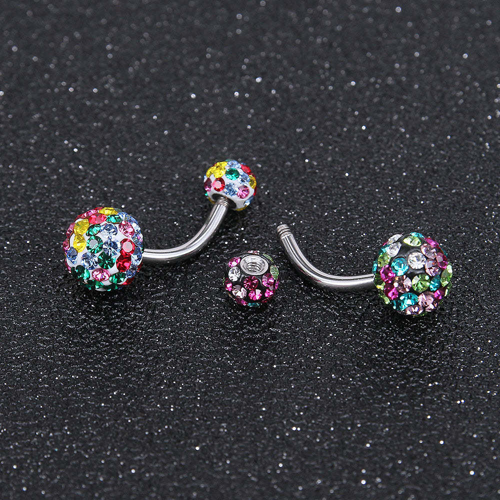 14g-Double-Ball-Belly-Button-Rings-Cubic-Zirconia-Navel-Rings-Jewelry