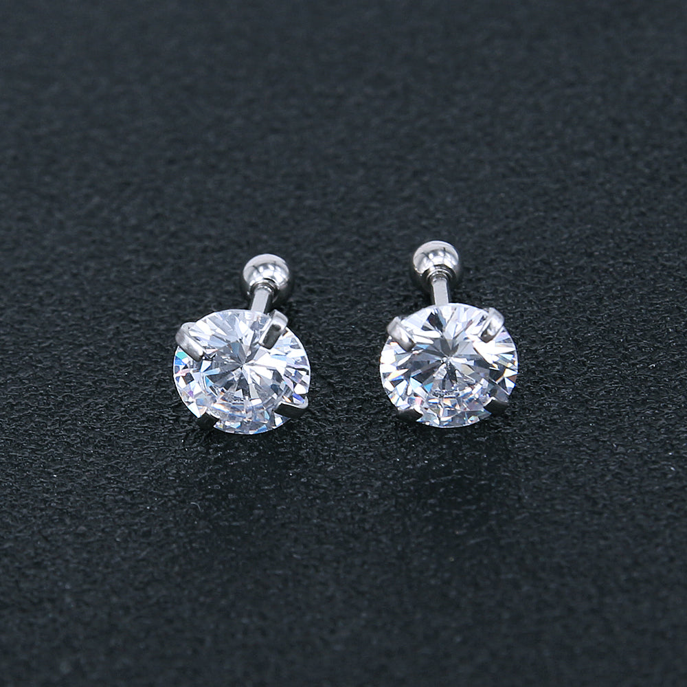 8pcs-set-round-crystal-stud-earring-silver-ear-stud-economic-set