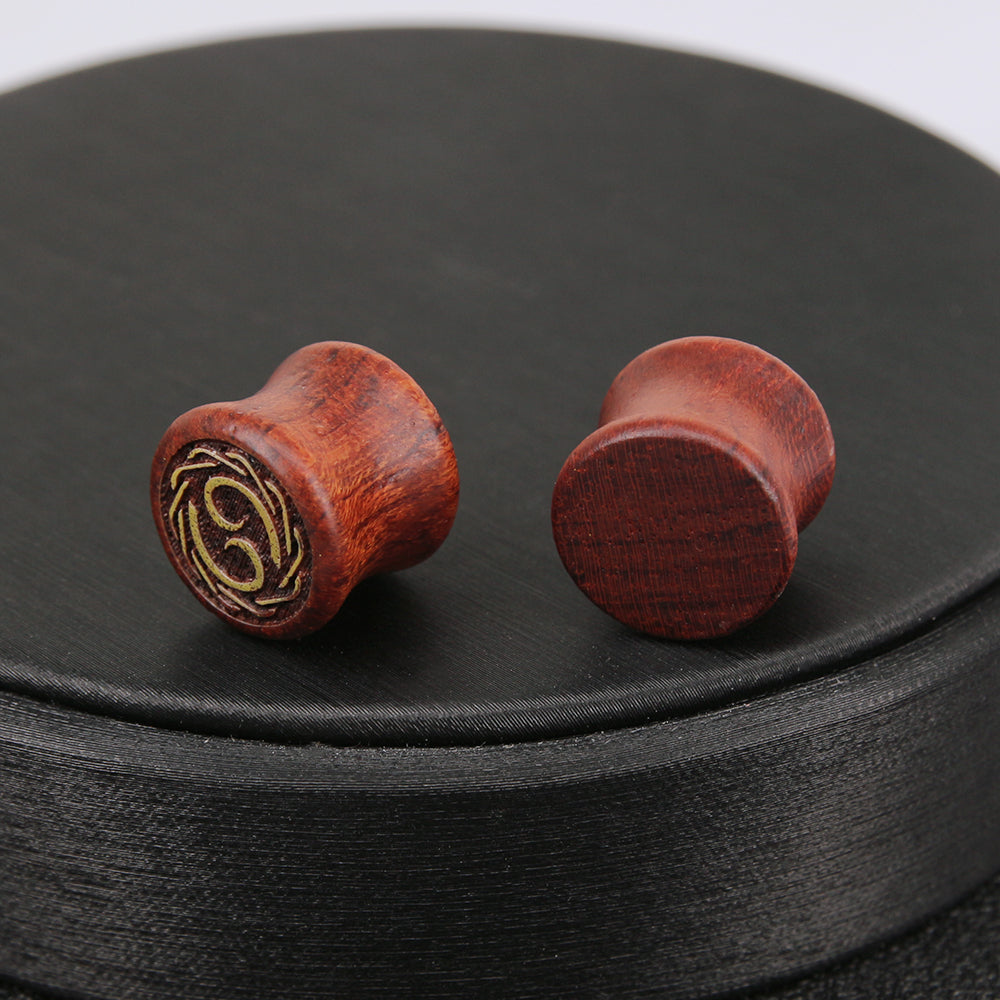 1-Pair-8-20mm-Reddish-Brown-Cancer-Ear-Stretchers-Carved-Solid-Wood-Expander-Ear-Gauges-Piercings