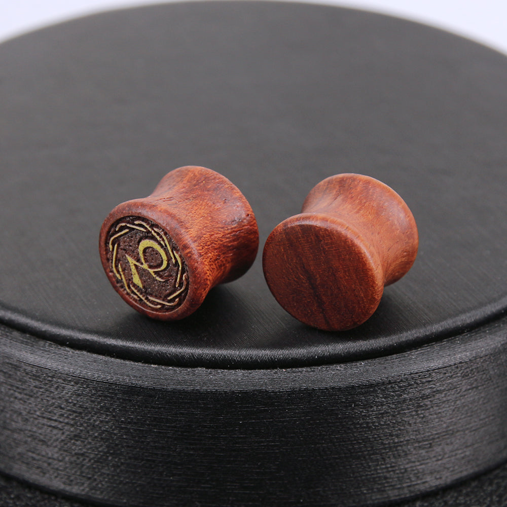 1-Pair-8-20mm-Reddish-Brown-Capricornus-Ear-Stretchers-Carved-Solid-Wood-Expander-Ear-Gauges-Piercings