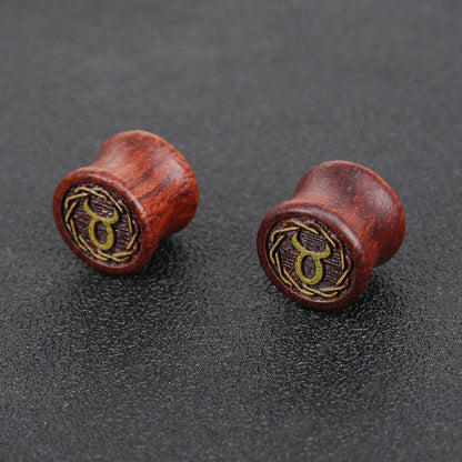 wood ear gauges plugs