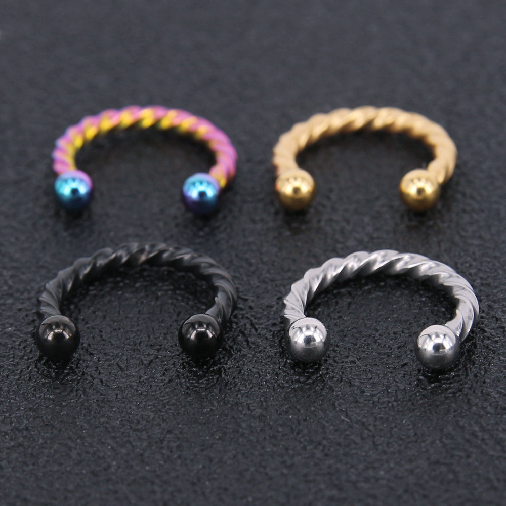 14G-Septum-Nose-Ring-316L-Stainless-Steel-Helix-Tragus-Cartilage-Piercing