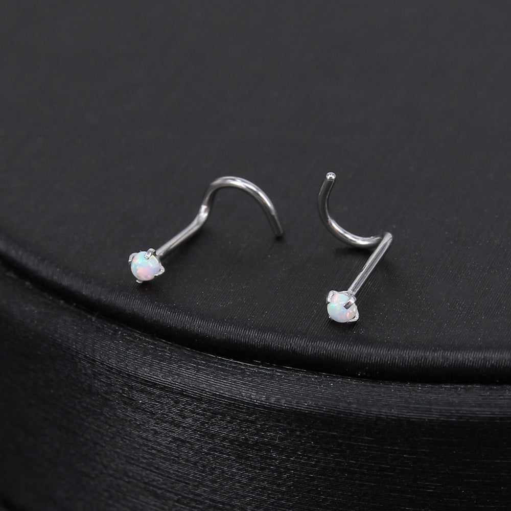 1Pc-20g-Natural-Opal-Stone-Nose-Stud-Piercing-Nose-Screws