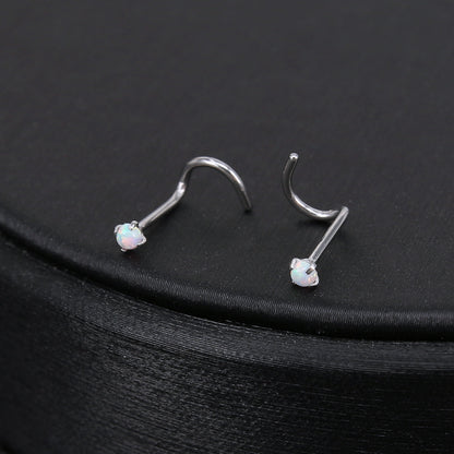 1Pc-20g-Natural-Opal-Stone-Nose-Stud-Piercing-Nose-Screws