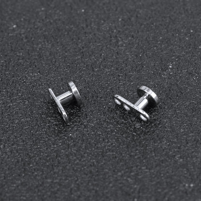 2Pcs G23 Titanium Dermal Anchor Flat Top Microdermals Piercing