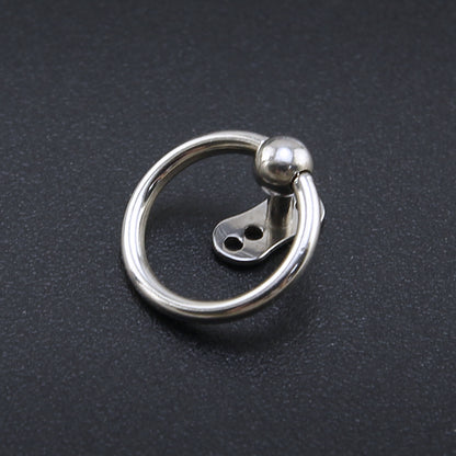 2 Pcs 14g Captive Ring Dermal Anchor Tops & Surgical Steel Base Microdermals