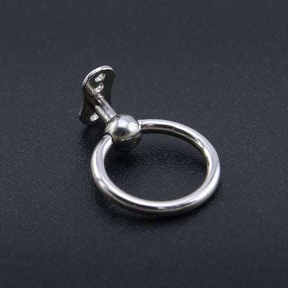 2 Pcs 14g Captive Ring Dermal Anchor Tops & Surgical Steel Base Microdermals