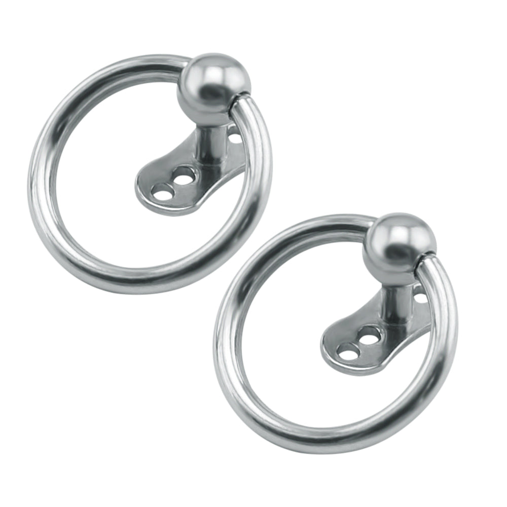 2 Pcs 14g Captive Ring Dermal Anchor Tops & Surgical Steel Base Microdermals