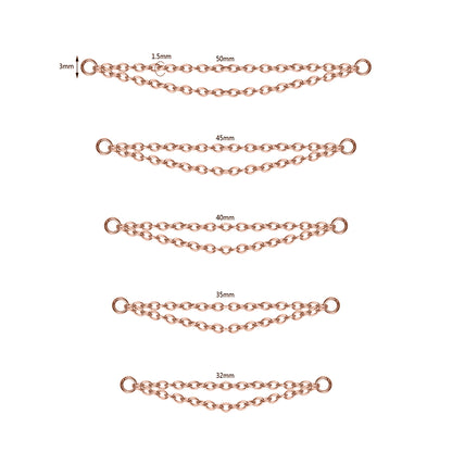 stainless-steel-rose-gold-double-layers-chains-nose-stud-chain