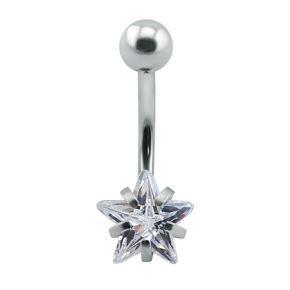 14g-Stars-Stainless-Steel-Belly-Button-Rings-Cubic-Zirconia-Navel-Ring-Piercing-Jewelry