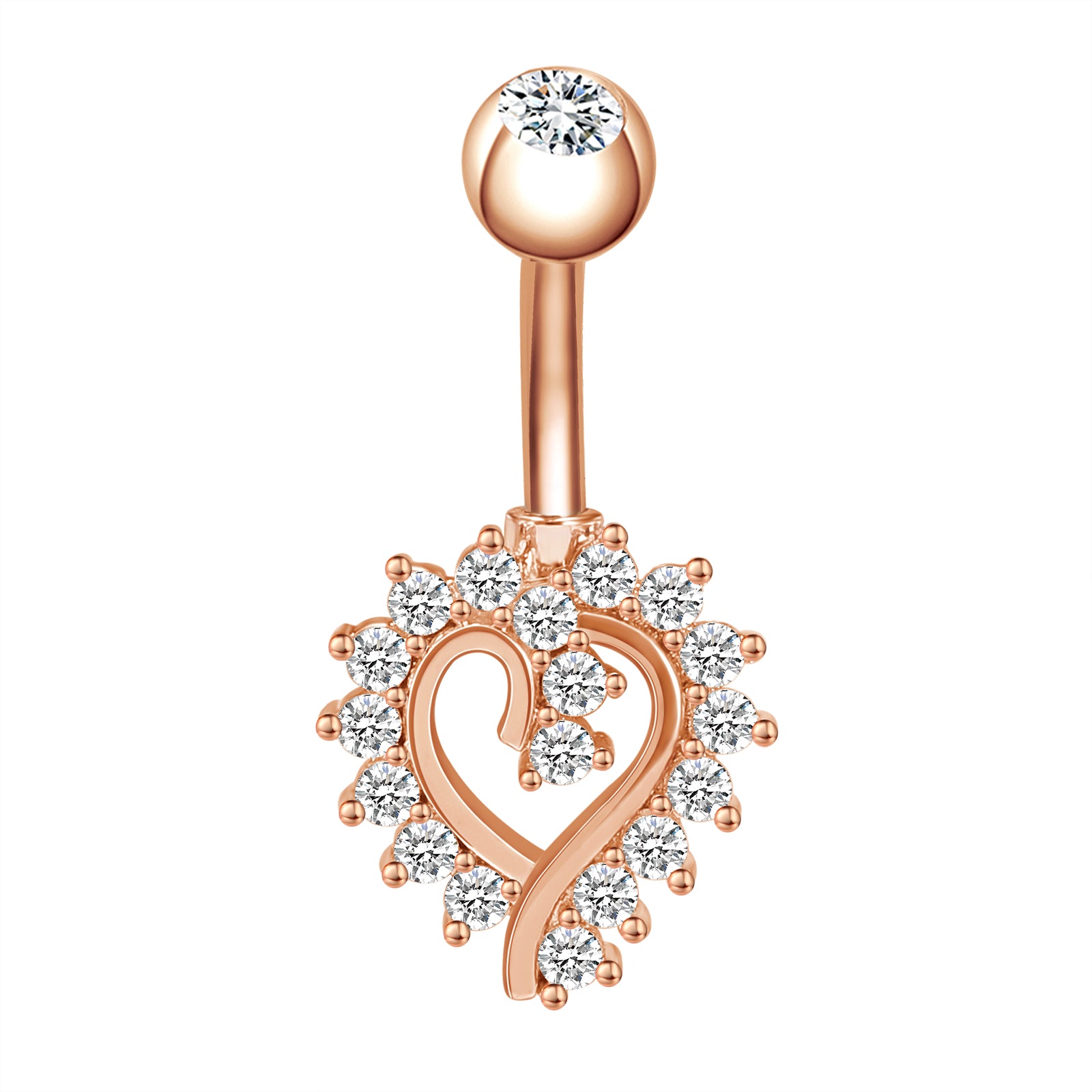 14g-Heart-Shaped-Belly-Button-Rings-Rose-Gold-Cubic-Zirconia-Belly-Piercing-Jewelry