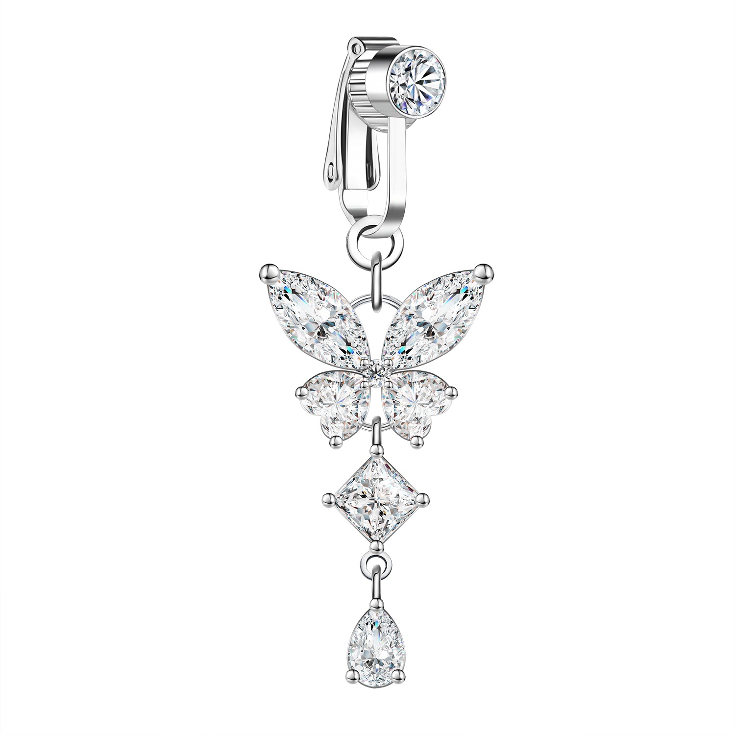 fake-butterfly-dangle-belly-navel-clip-crystal-belly-button-ring