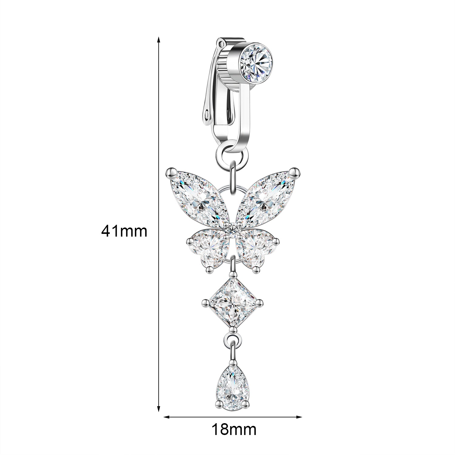 fake-butterfly-dangle-belly-navel-clip-crystal-belly-button-ring