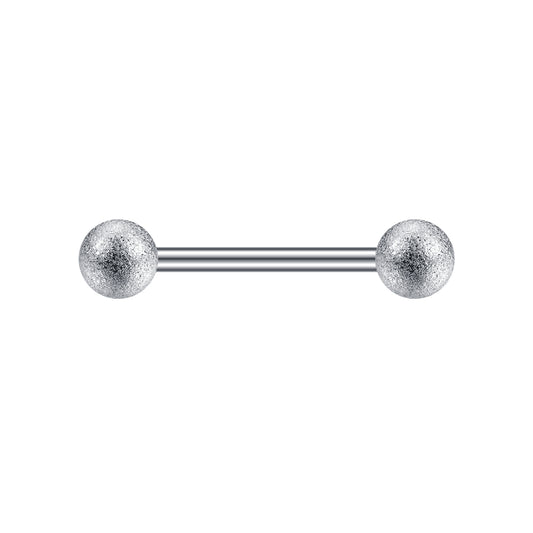 2pcs 14G Simple Nipple Ring Sliver Ball Nipple Piercing