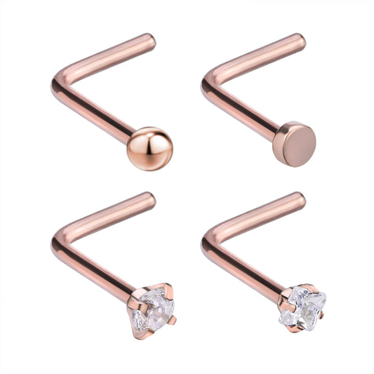 Thin-Rose-Gold-Nose-Rings-Nose-Studs-Nose Piercing