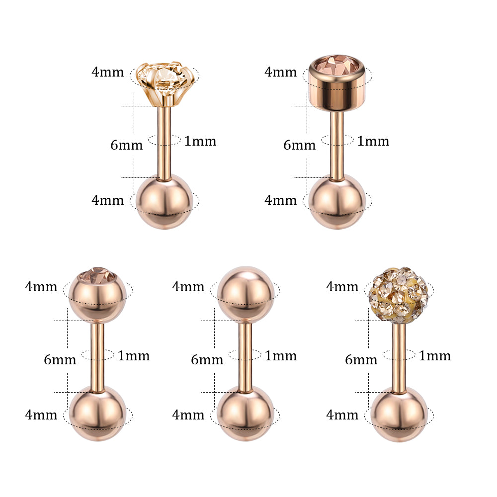 10pcs-set-18g-ball-crystal-stud-earring-rose-gold-ear-stud-economic-set