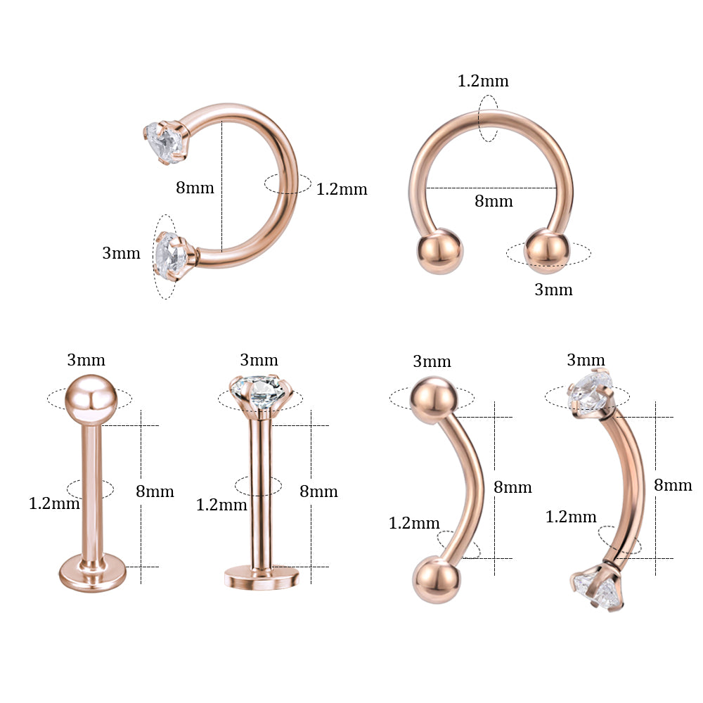 12pcs-set-gold-sliver-16g-horse-shoe-septum-rings-crystal-eyebrow-lip-helix-cartilage-piercing-econonmic-set